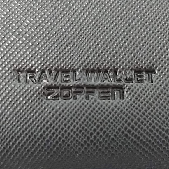 ZOPPEN TRI-FOLD BLACK TRAVEL WALLET RfID BLOCKING - Picture 3 of 6